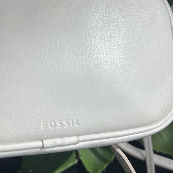 Fossil genuine leather like new crossbody shoulder handbag purse colorful dots - Picture 9 of 10